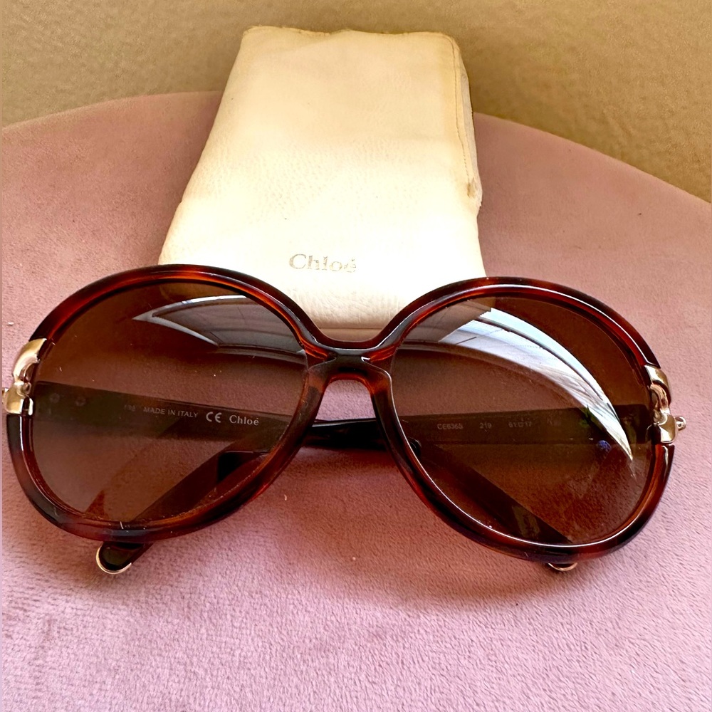 Chloe tortoise sunglasses